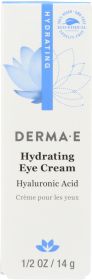 DERMA E: Hydrating Eye Cream with Hyaluronic Acid and Pycnogenol, 0.5 oz