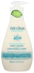 LIVE CLEAN: Fresh Water Body Lotion, 17 fl oz