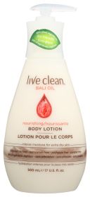 LIVE CLEAN: Bali Oil Body Lotion, 17 fl oz