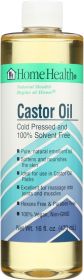 HOME HEALTH: Castor Oil Cold Pressed and Cold Processed, 16 Oz