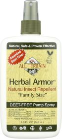 ALL TERRAIN: Spray Insect Repellent Herbal Armor, 8 oz