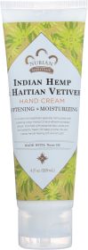 NUBIAN HERITAGE: Hand Cream Indian Hemp & Haitian Vetiver with Neem Oil, 4 oz