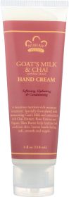 NUBIAN HERITAGE: Hand Cream Goat'S Milk & Chai with Rose Extract, 4 oz