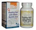 BIO NUTRITION: Healthy Hair with Biotin 10000 Plus, 60 vegetarian capsules